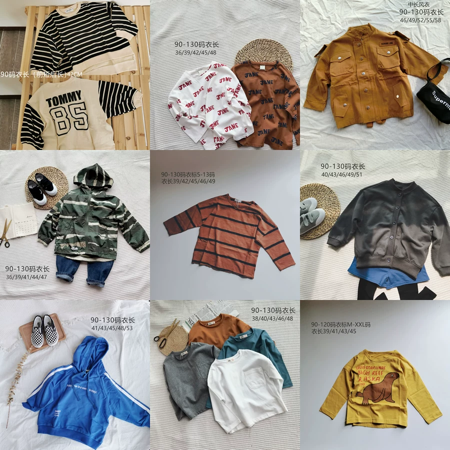 Детская осенняя футболка, куртка, толстовка, с длинным рукавом, деним плащ-пальто