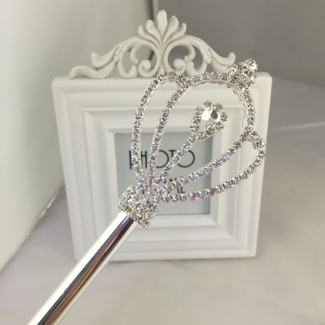 『女王饰品』进口水钻选美演出表演权杖女王吧吧啦小魔仙女棒手杖