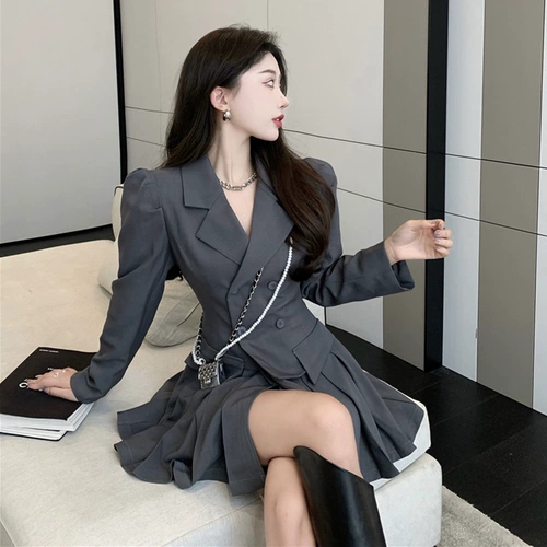 Костюм, платье, приталенный корсет, лонгслив, юбка в складку, коллекция 2023, премиум класс