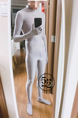 taobao agent 52 League of Legends Conjunctiva Light Gray Ice Smooth Smooth Zentai Clothing Customized Real Shooting Back to Picture