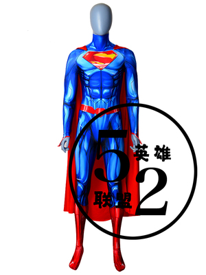 taobao agent 52 League of Legends New 52 Edition Superman Tights Type Printing High Restaurant with Cloak