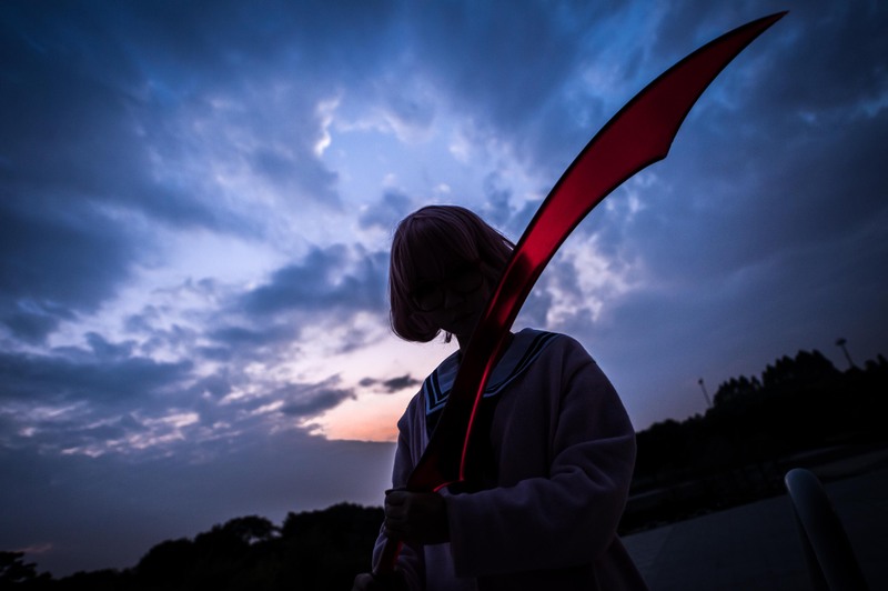 现货全网最原版 栗山未来 透明血刃境 界的彼方 姨妈刀 cos道具