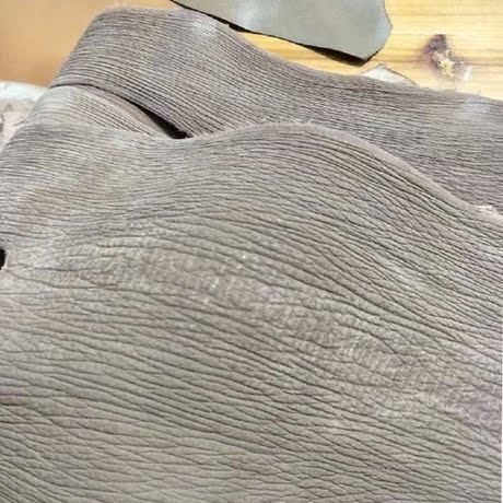 日本进口原色鲨鱼皮皮胚可染色 手工diy皮具皮料 真鲨鱼皮皮料