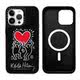 Keith Haring Heart Stick Figures iPhone Case for iPhone 18 – 12