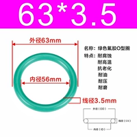 Внешний диаметр зеленого фтора 63*3,5 [5]