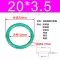 Vòng chữ O cao su flo có đường kính ngoài 10/11/12/13/14/15/16/17/18/19/20/21/22/23*3.5 phốt bơm thủy lực 