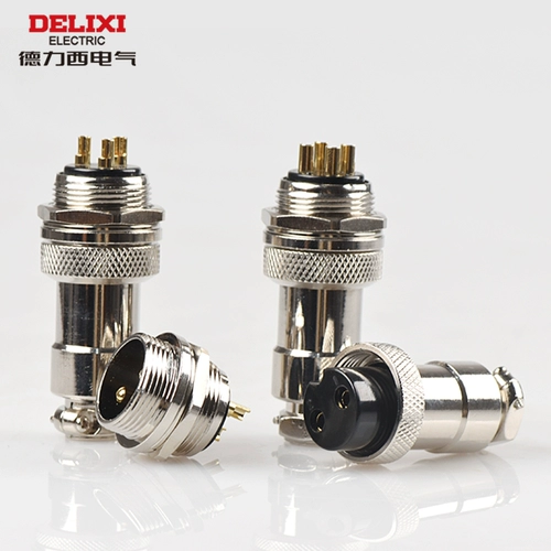 德力西 Aviation Plug Scocket Gx16 Подключаемость 2/3/4 игольчатого сигнала.