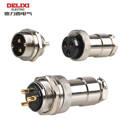 德力西 Aviation Plug Scocket Gx16 Подключаемость 2/3/4 игольчатого сигнала.
