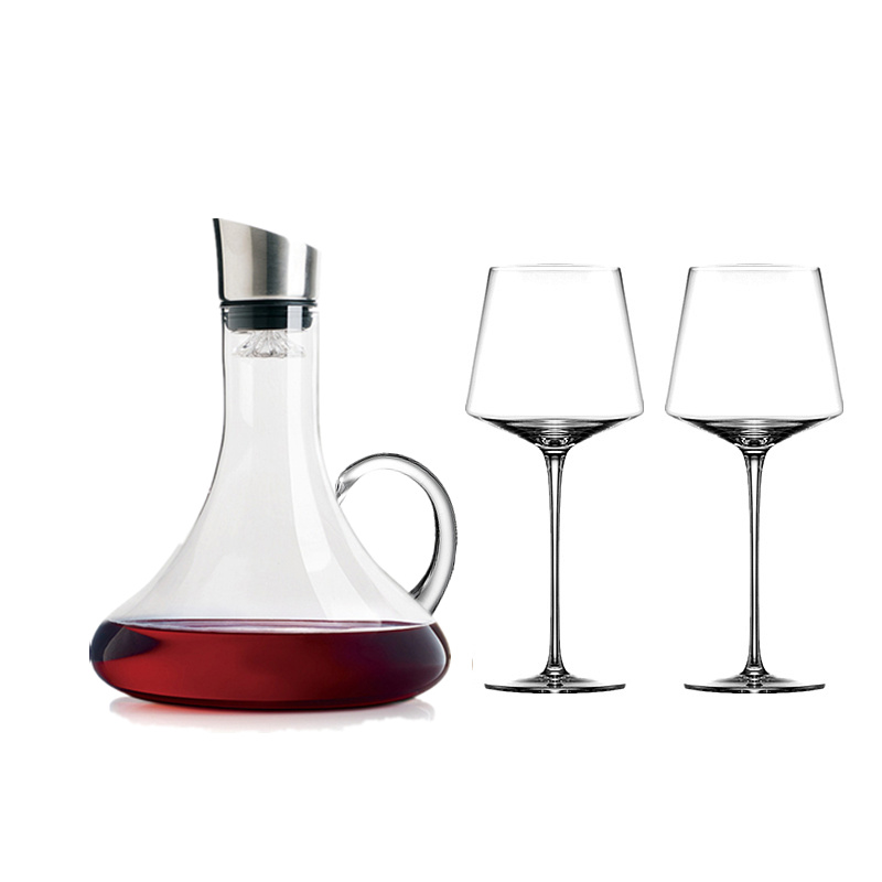 decanter red wine suit household european waterfall type fast wine filtration crystal glass wine separator pot