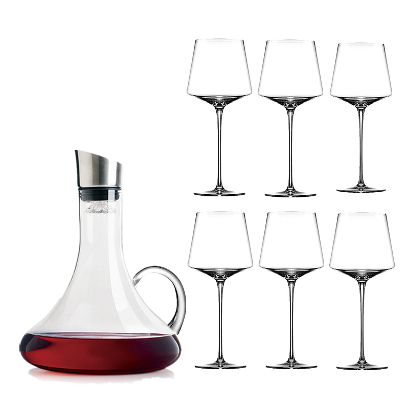 decanter red wine suit household european waterfall type fast wine filtration crystal glass wine separator pot