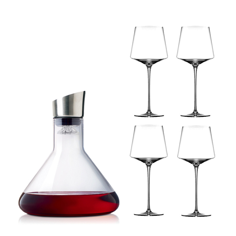 decanter red wine suit household european waterfall type fast wine filtration crystal glass wine separator pot
