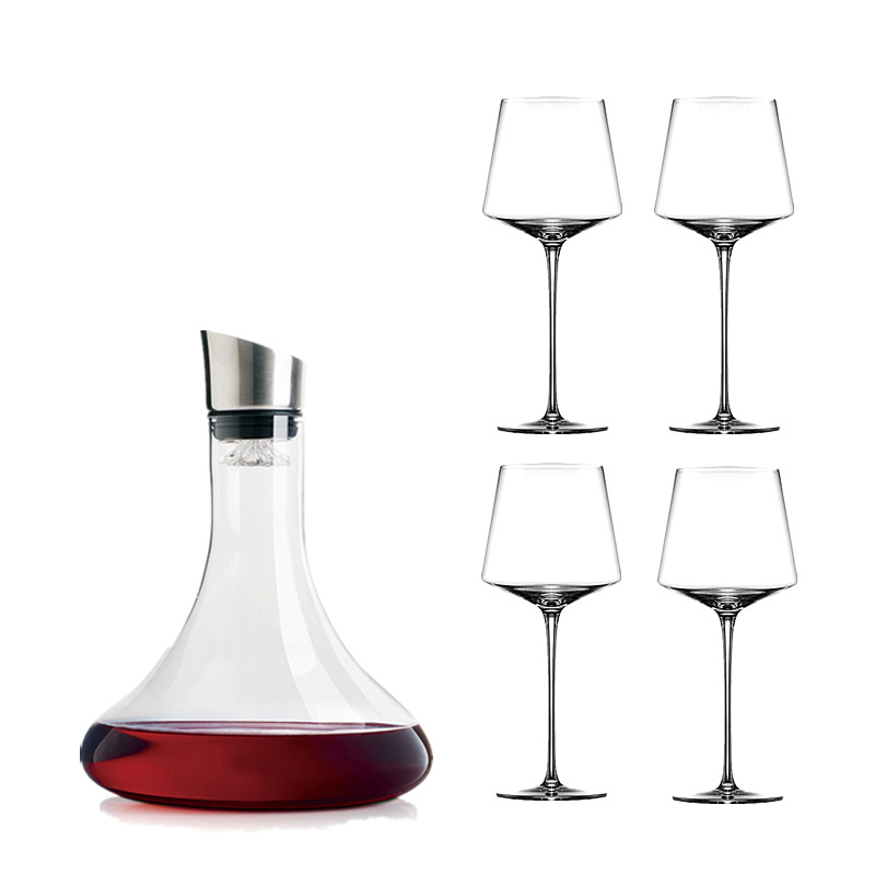 decanter red wine suit household european waterfall type fast wine filtration crystal glass wine separator pot