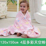 Детское хлопковое марлевое банное полотенце для новорожденных, одеяло