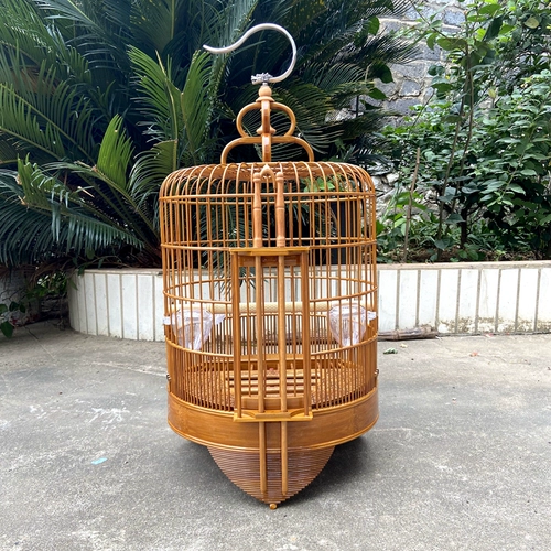 Знаменитая арт -ручная молочная молочница в стиле кантонского стиля, клетка для птиц, большая птичья клетка Qingyuan Cage 33 36 Boutique Cage