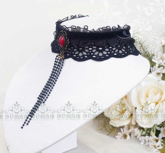 

Ожерелье Rose of Sharon G005 Gothic Lolita -68