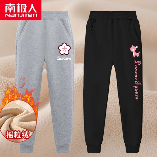 Демисезонные штаны, удерживающие тепло детские зимние повседневные брюки, увеличенная толщина, в западном стиле