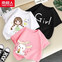 [3 куска чистого хлопка] розовая/кроличья-белая/зеленая юбка для девочек-черная/для девочек