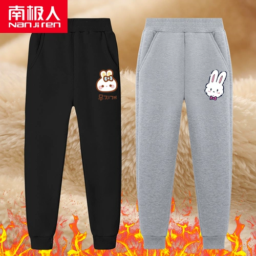 Демисезонные штаны, удерживающие тепло детские зимние повседневные брюки, увеличенная толщина, в западном стиле