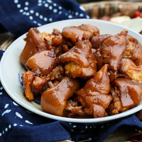 【老枝花卤】猪肉卤味四川特色小吃零食特产香辣熟食 卤猪蹄140g - 爱