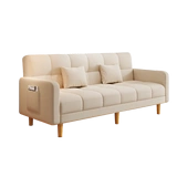 Квартира маленький диван диван -кровать прямой кремовый ветер