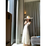 Пляжное платье, жилет, комплект, длинная юбка, делается под заказ, длина миди