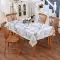 Bàn ăn vải hiện đại đơn giản khăn trải bàn hình chữ nhật vuông nhỏ bàn tròn khăn trải bàn phong cách Châu Âu phòng khách bàn cà phê khăn trải bàn Khăn trải bàn