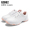 XZ082 - Белый розовый B (обычные шнурки)