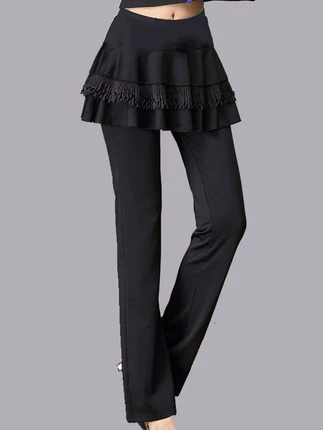 涪舞 Модная танцующая юбка для отдыха, осенняя, по фигуре, для среднего возраста