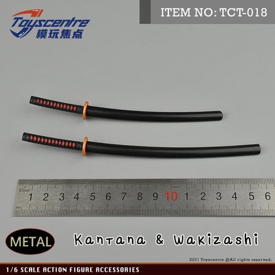 taobao agent TOYSCENTRE 1/6 Samurai Knife Metal Soldiers Model TCT-018 BJD OB doll accessories