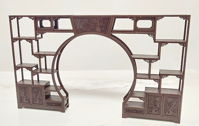 taobao agent [One year old and one year] OB11/12 points of ancient style furniture expansion Tiantian ancient shelf 1 prop. Scene customization