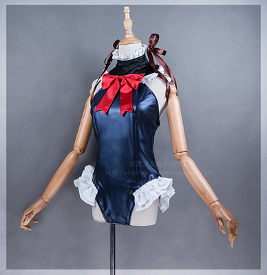 taobao agent Deep Sea Family] Blue route dead or raw Mary Rose swimsuit COS dead storage water swimsuit COS clothing