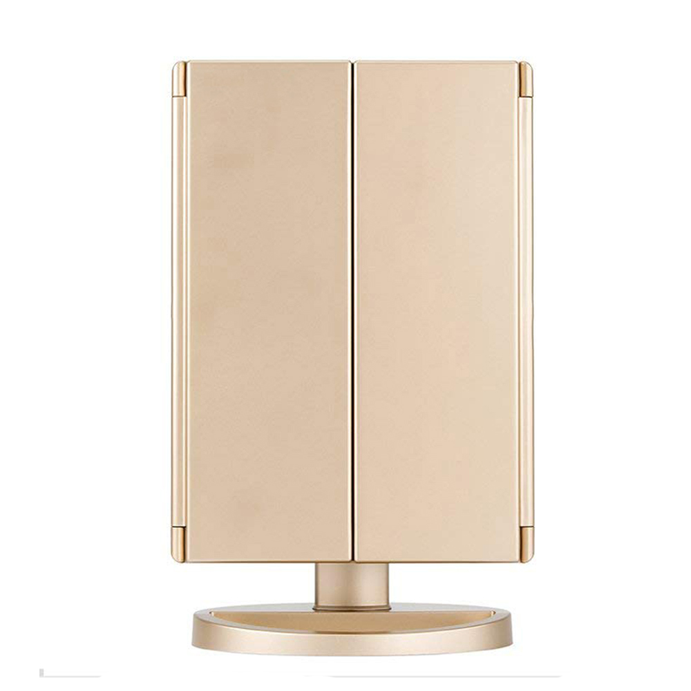 Champagne gold with 10x magnifying glass