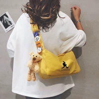 DS-X088 Плековой сумка желтый+медведь и щит h