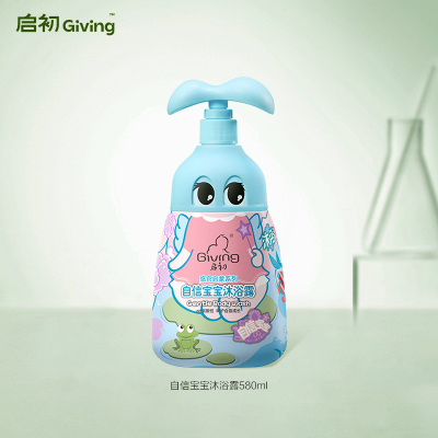 启初自信宝宝沐浴露婴幼儿宝宝洗发水沐浴乳580ml