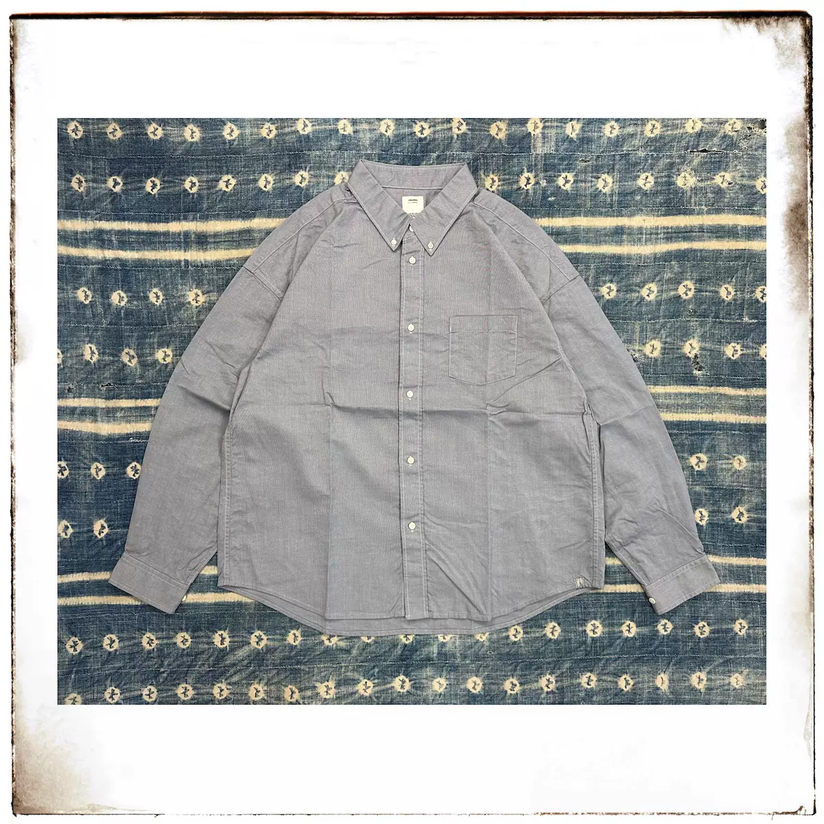 現貨VISVIM 22SS春夏ALBACORE B.D.SHIRT L/S SASHIKO 水滴襯衫-Taobao