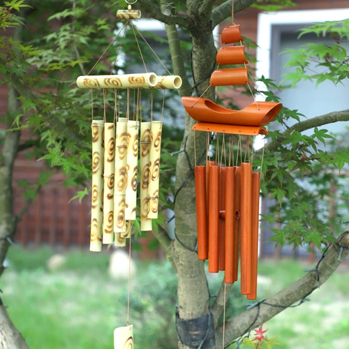 Бамбуковый ветровый колонок подвесной балкон подвесной кулон творческий украшение дверей украшение на дому ретро ностальгические аксессуары древнего стиля подвеска подвеска