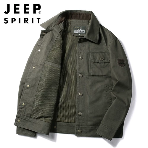 JEEP SPIRIT Мужская демисезонная утепленная осенняя куртка для отдыха, 2025 года, оверсайз