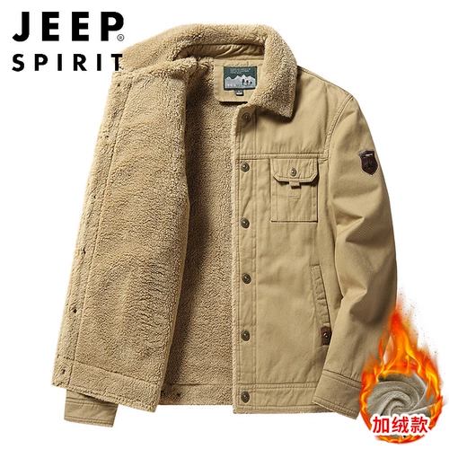 JEEP SPIRIT Мужская демисезонная утепленная осенняя куртка для отдыха, 2025 года, оверсайз