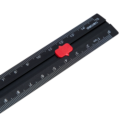 Деликальный алюминиевый сплав с двумя туапольными шкалами шкала Slider Указатель Metal 15см Студентный инструмент измерения инструмента.