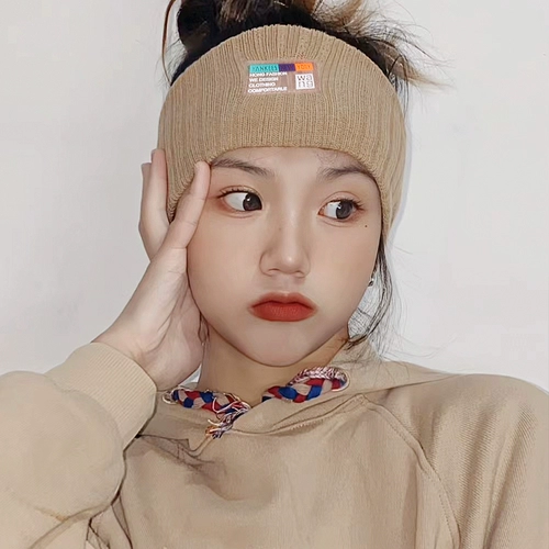 Демисезонная удерживающая тепло повязка на голову, ветрозащитный модный ободок, аксессуар для волос, популярно в интернете, коллекция 2023, в корейском стиле