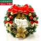 Рождественское цветочное кольцо красное узел 80 см резервации