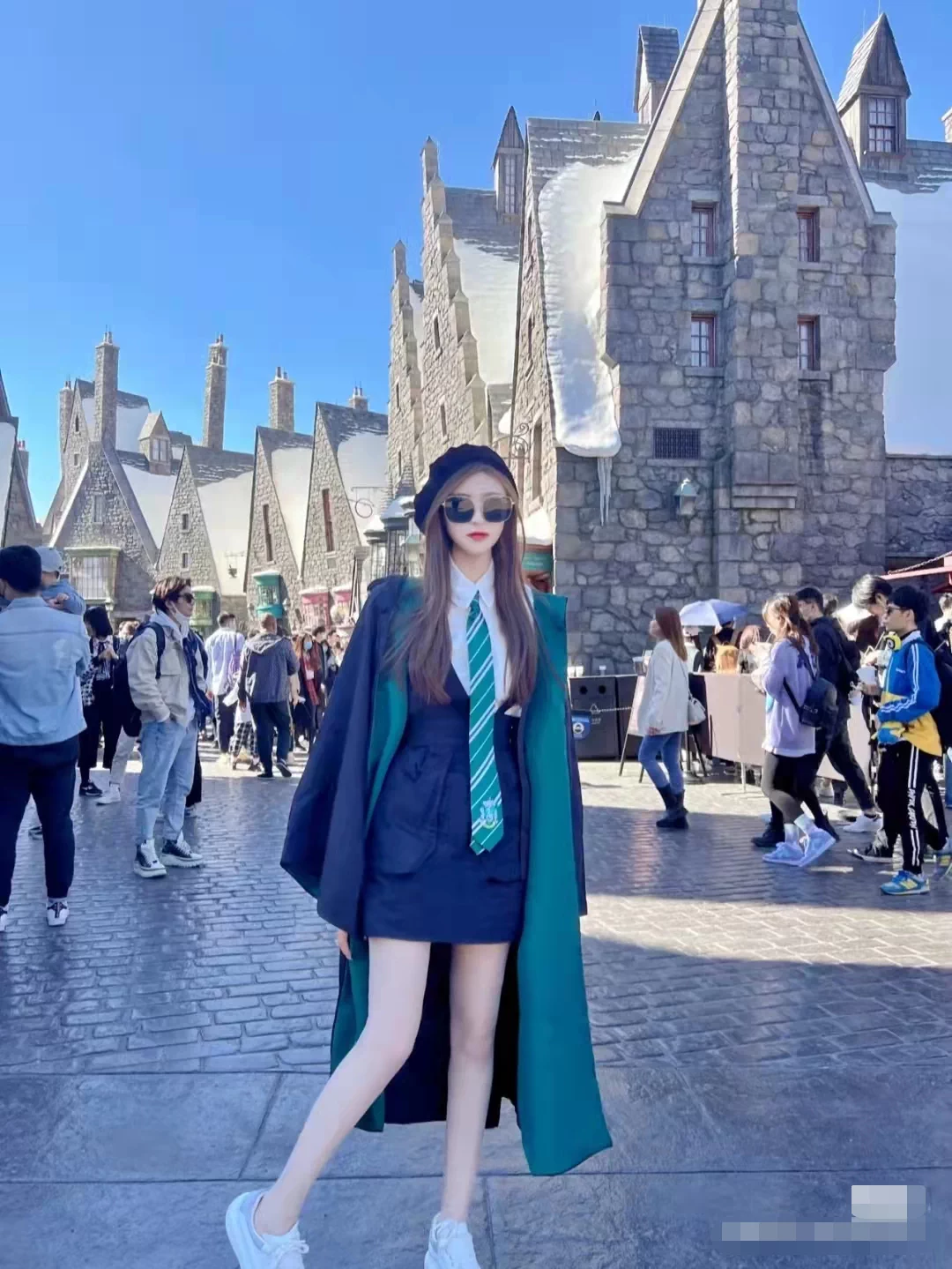 哈利波特服装魔法袍子正版衣服学院赫敏cos巫师袍套装春环球影城