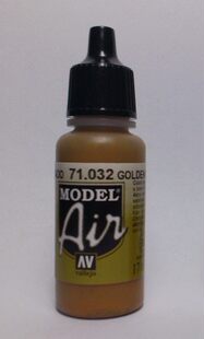 Vallejo (AV краска) Model Air 71032 золотисто-желто-коричневый (пятно)