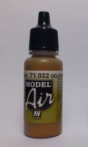Vallejo (AV краска) Model Air 71032 золотисто-желто-коричневый (пятно)