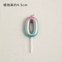 Градиент Galaxy Powder Blue Candle/Number 0 [обновление не бросит краску]