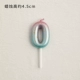 Градиент Galaxy Powder Blue Candle/Number 0 [обновление не бросит краску]