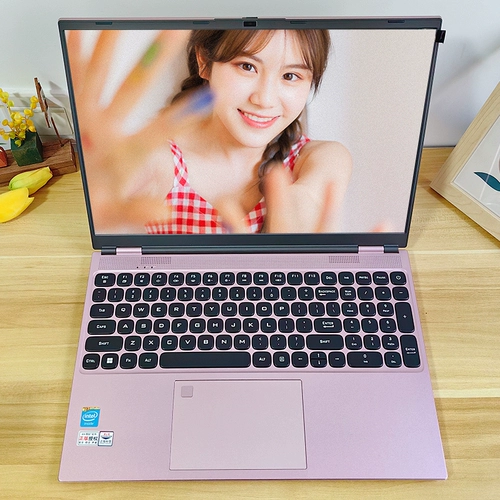 Розовый сиреневый ноутбук для школьников подходящий для игр, бизнес-версия, подходит для студента