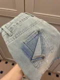 Светлая ретро летняя джинсовая юбка, мини-юбка, штаны, А-силуэт