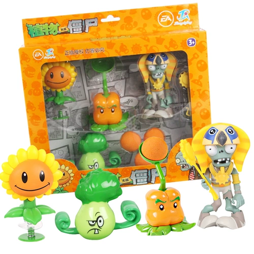 DJI, оригинальные растения против зомби, игрушка, комплект для мальчиков, кукла, полный комплект