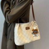 Модная универсальная вместительная и большая сумка на одно плечо, 2024 года, в западном стиле